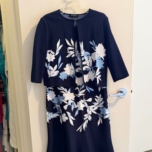 St john crop blazer with matching dress